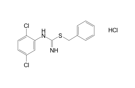 2-benzyl-3-(2,5-dichlorophenyl)-2-thiopseudourea, monohydrochloride