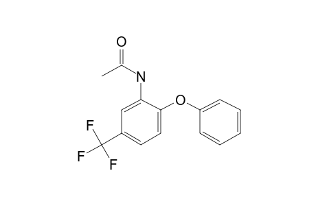 2-Phenoxy-5-(trifluoromethyl)benzenamine, N-acetyl