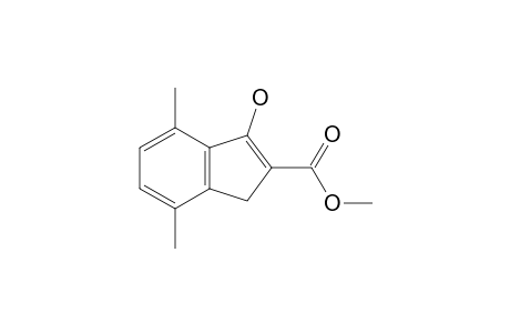 2-CARBOXYMETHYL-4,7-DIMETHYL-INDAN-1-ONE;ENOL