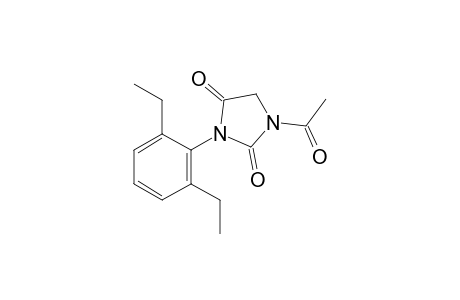 1-acetyl-3-(2,6-diethylphenyl)hydantoin