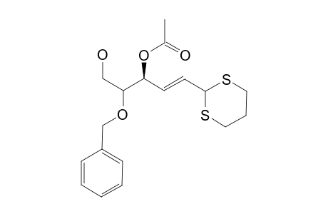 (S)-4-Acetoxy-5-benzyloxy-6-hydroxy-2-hexenal-trimethylene-dithio acetal