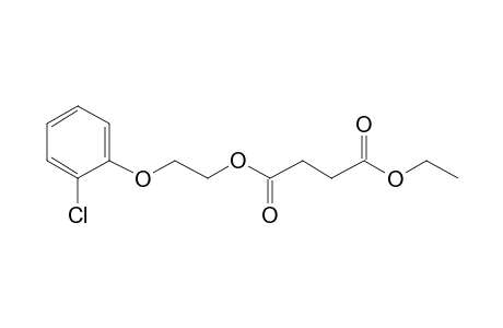 Succinic acid, 2-(2-chlorophenoxy)ethyl ethyl ester