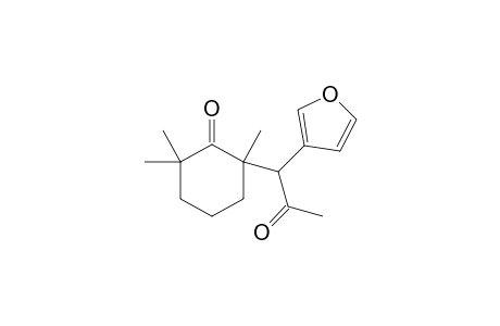 (1'RS,2SR)-2,6,6-trimethyl-2[1'(3-furyl)-2-oxopropyl]cyclohexanone