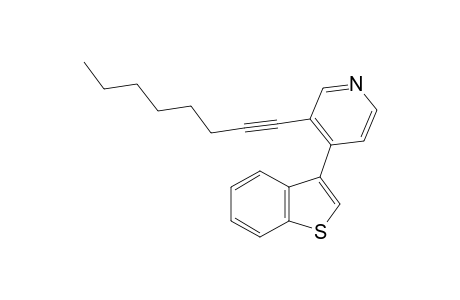 4-(Benzo[b]thien-3-yl)-3-(oct-1-yn-1-yl)pyridine