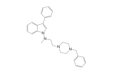 (1H)Indole, 1-[2-(4-benzylpiperazin-1-yl)ethyl(N-methyl)amino]-3-phenyl-