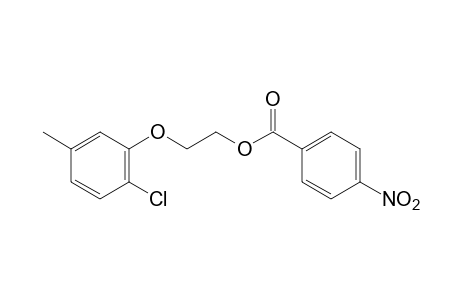 2-(6-chloro-m-tolyloxy)ethanol, p-nitrobenzoate