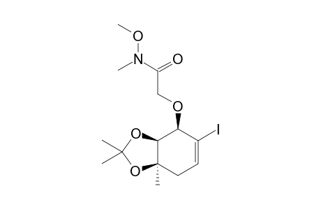 2-[[(3aS,4R,7aR)-5-iodanyl-2,2,7a-trimethyl-4,7-dihydro-3aH-1,3-benzodioxol-4-yl]oxy]-N-methoxy-N-methyl-ethanamide