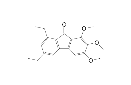 6,8-Diethyl-1,2,3-trimethoxy-9H-fluoren-9-one