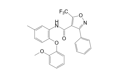 6'-(o-METHOXYPHENOXY)-5-METHYL-3-PHENYL-alpha,alpha,alpha-TRIFLUORO-4-ISOXAZOLECARBOXY-m-TOLUIDIDE