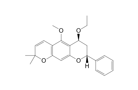 4-BETA-ETHOXY-5-METHOXY-6'',6''-DIMETHYL-2H-PYRANO-(2'',3'':7,6)-FLAVAN