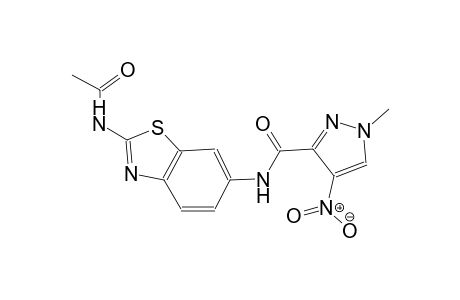 1H-pyrazole-3-carboxamide, N-[2-(acetylamino)-6-benzothiazolyl]-1-methyl-4-nitro-