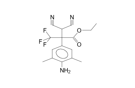 2,6-DIMETHYL-4-[(2,2-DICYANO-1-ETHOXYCARBONYL-1-TRIFLUOROMETHYL)ETHYL]ANILINE