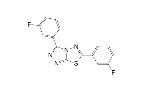 [1,2,4]triazolo[3,4-b][1,3,4]thiadiazole, 3,6-bis(3-fluorophenyl)-