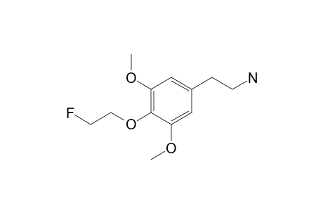 2-[4-(2-Fluoroethoxy)-3,5-dimethoxyphenyl]ethan-1-amine