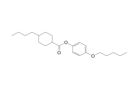 Cyclohexanecarboxylic acid, 4-butyl-, 4-(pentyloxy)phenyl ester