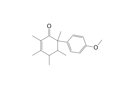 4-(p-Methoxyphenyl)-1,2,4,5,6-pentamethylcyclohexen-3-one