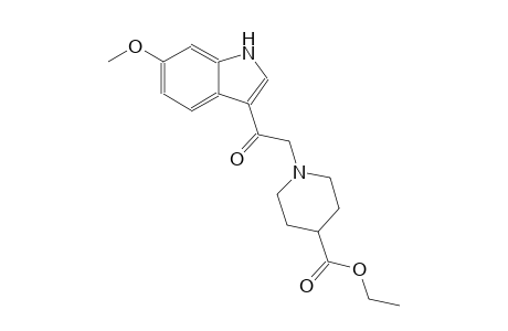 ethyl 1-[2-(6-methoxy-1H-indol-3-yl)-2-oxoethyl]-4-piperidinecarboxylate