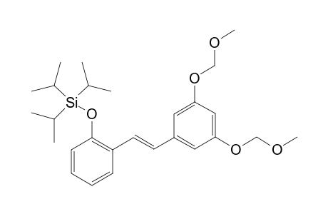 1,3-bis(Methoxymethoxy)-5-{2'-[2"-(tris<1-methylethyl>silyloxy)phenyl]ethenyl}-benzene