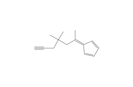 5'-(1,3,3-trimethyl-5-hexynylidene)-1',3'-cyclopentadiene