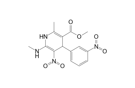 Methyl 6-(methylamino)-1,4-dihydro-2-methyl-5-nitro-4-(3'-nitrophenyl)-nicotinate