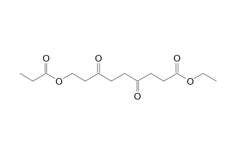 4,7-Dioxo-9-hydroxynonanoic acid, ethyl ester, propionate