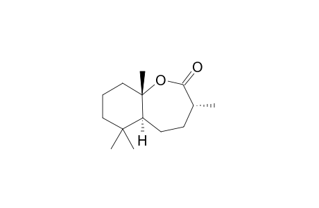 (3R,5aS,9aS)-3,6,6,9a-tetramethyl-4,5,5a,7,8,9-hexahydro-3H-benzo[f]oxepin-2-one