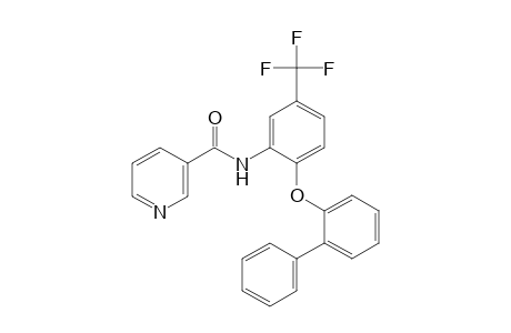 N-[2-(2-phenylphenoxy)-5-(trifluoromethyl)phenyl]-3-pyridinecarboxamide