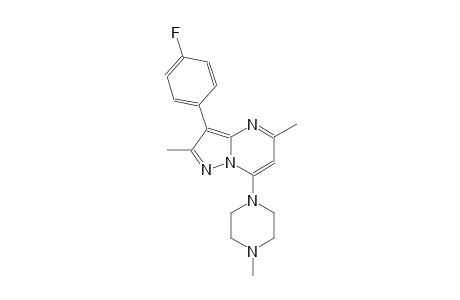 pyrazolo[1,5-a]pyrimidine, 3-(4-fluorophenyl)-2,5-dimethyl-7-(4-methyl-1-piperazinyl)-