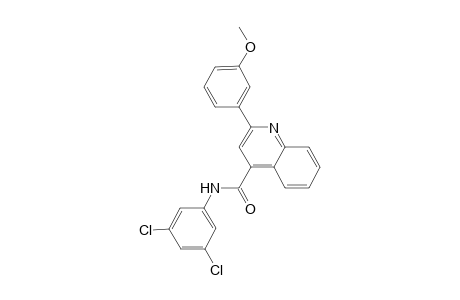 N-(3,5-dichlorophenyl)-2-(3-methoxyphenyl)-4-quinolinecarboxamide