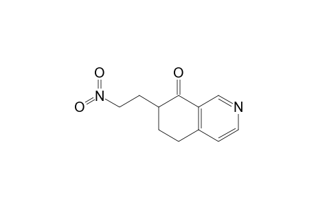 7-(2-nitroethyl)-6,7-dihydro-5H-isoquinolin-8-one