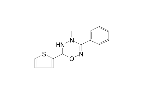 4-Methyl-3-phenyl-6-thiophen-2-yl-5,6-dihydro-4H-[1,2,4,5]oxatriazine