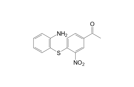 4'-[(o-aminophenyl)thio]-3'-nitroacetophenone