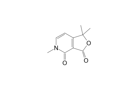 3,4-DIOXO-1,1,5-TRIMETHYL-1,3,4,5-TETRAHYDROFURO-[3,4-C]-PYRIDINE