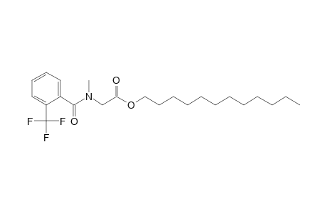 Sarcosine, N-(2-trifluoromethylbenzoyl)-, dodecyl ester