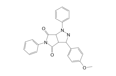 Pyrrolo[3,4-c]pyrazole-4,6(1H,5H)-dione, tetrahydro-3-(4-methoxyphenyl)-1,5-diphenyl-, (3.alpha.,3a.beta.,6a.beta.)-