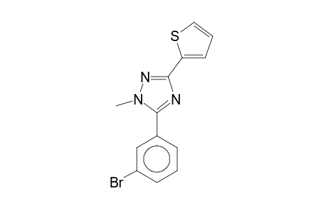 5-(3-BROMOPHENYL)-3-(2-THIENYL)-1-METHYL-1H-1,2,4-TRIAZOLE