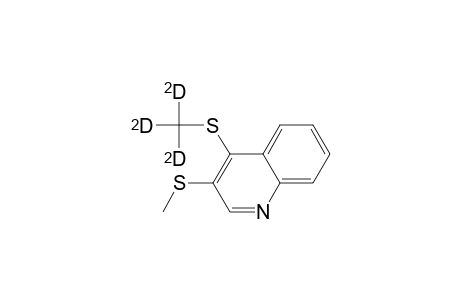 Quinoline, 3-(methylthio)-4-(methyl-D3-thio)-