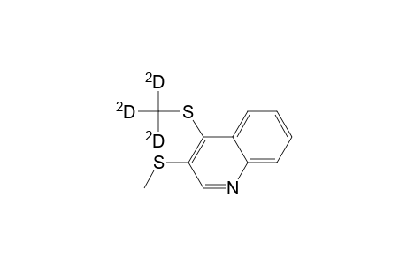 Quinoline, 3-(methylthio)-4-(methyl-D3-thio)-