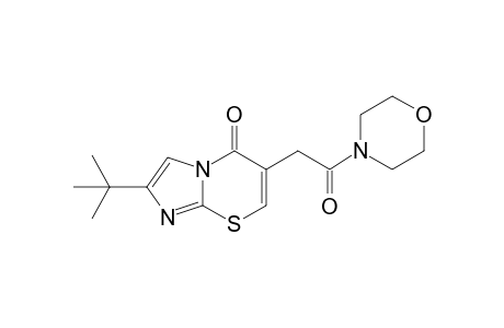 2-tert-Butyl-6-(2-morpholin-4-yl-2-oxoethyl)imidazo[2,1-b][1,3]thiazin-5-one