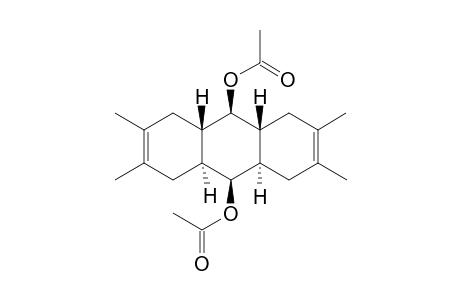 9,10-diacetoxy-2,3,6,7-tetramethyl-1,4,4.alpha.,5,8,8a.beta.,9.beta.,9a.beta.,10.beta.,10a.alpha.-decahydroanthracene