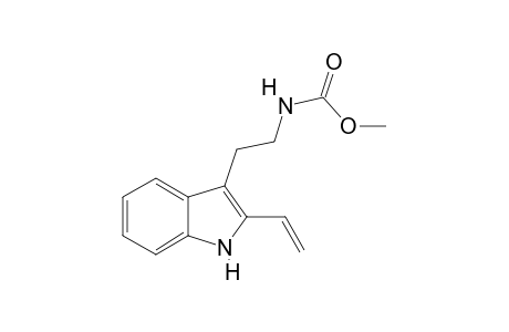 methyl N-[2-(2-ethenyl-1H-indol-3-yl)ethyl]carbamate