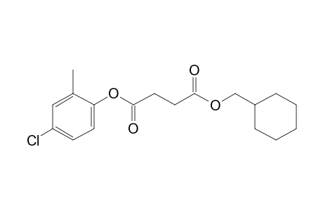 Succinic acid, cyclohexylmethyl 4-chloro-2-methylphenyl ester