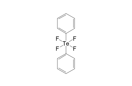 (trans)-Tetrafluoro-diphenyl-.lambda.6-Tellane