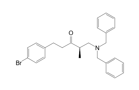 (+)-(2R)-5-(4-bromophenyl)-1-(dibenzylamino)-2-methylpentan-3-one