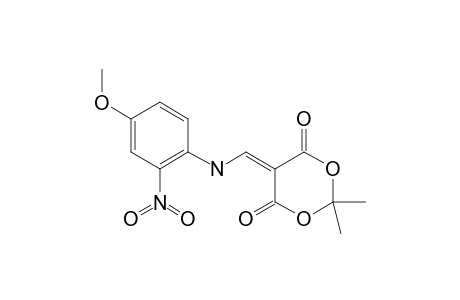 5-[(4-Methoxy-2-nitro-anilino)methylene]-2,2-dimethyl-1,3-dioxane-4,6-dione