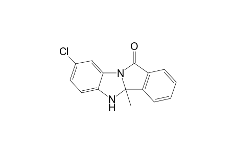 8-CHLORO-4B,5-DIHYDRO-4B-METHYL-11H-ISOINDOLO-[2,1-A]-BENZIMIDAZOL-11-ONE