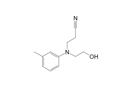 3-[N-(2-hydroxyethyl)-m-toluidino]propionitrile