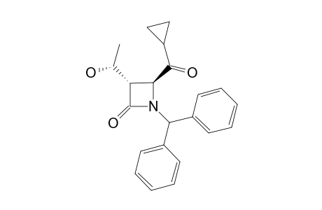 (1'R,3S,4S)-1-DIPHENYLMETHYL-3-(1-HYDROXYETHYL)-4-(CYCLOPROPYLCARBONYL)-AZETIDIN-2-ONE