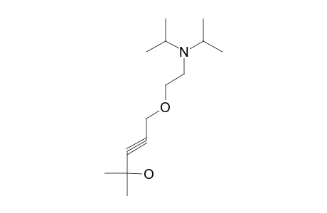 5-[2-(diisopropylamino)ethoxy]-2-methyl-3-pentyn-2-ol
