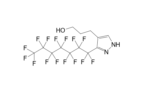 4-(3-HYDROXYPROPYL)-3-PENTADECAFLUOROHEPTYLPYRAZOLE